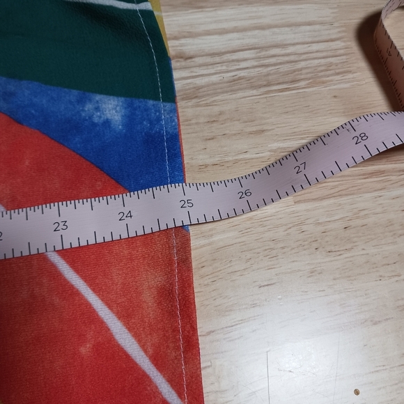 NWT Aifer Tropical Leaf Print Pleated Flutter Sleeve Blouse Size Medium - Picture 7 of 7